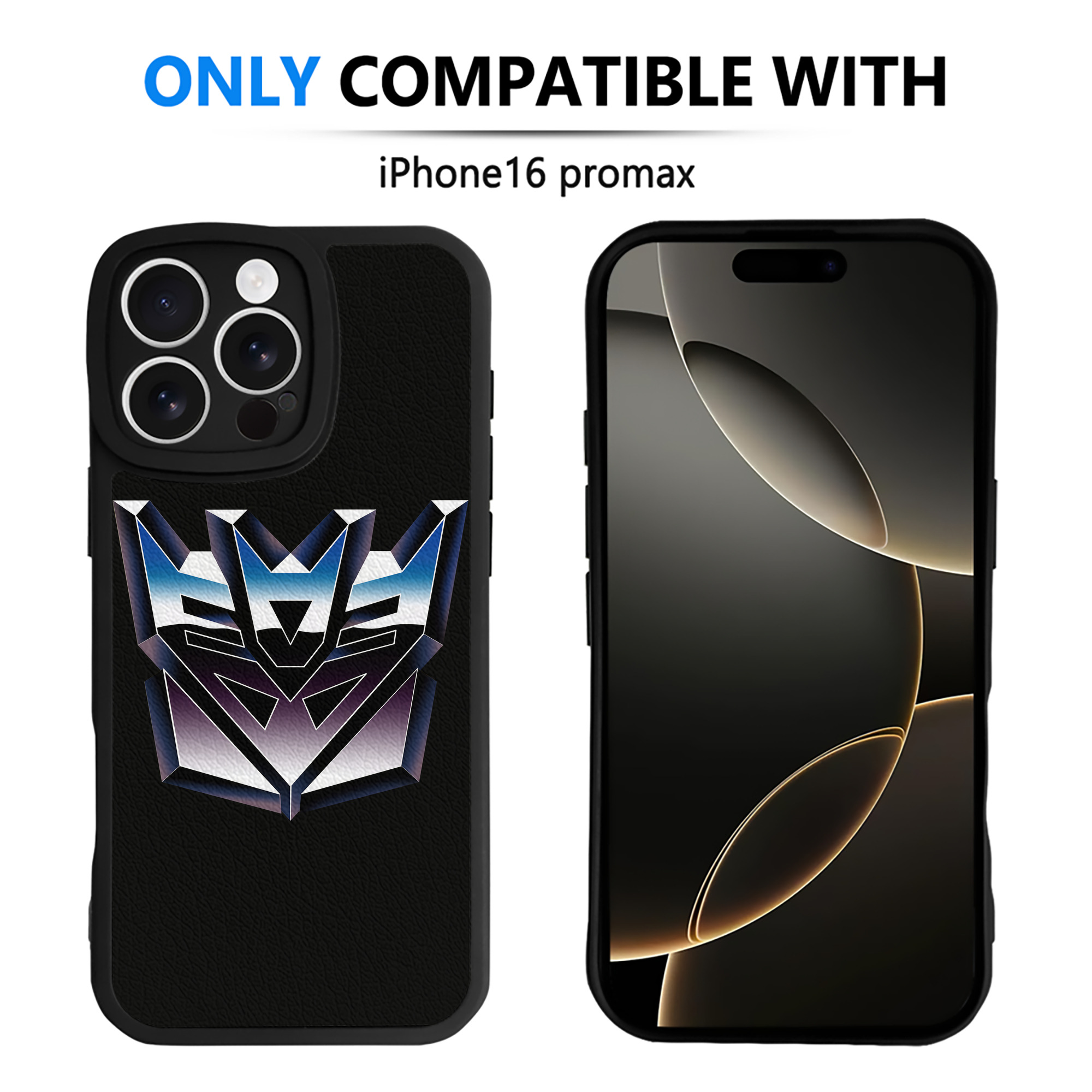 （画像用） Transformers トランスフォーマー 【iPhone 16シリーズ対応】シリコンスマホケース（レザー調） 材質：シリコン